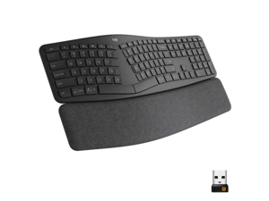 Logitech ERGO K860 Wireless Waveform Keyboard - Black - Grade A Logitech ERGO K860 Wireless Waveform Keyboard - Black - Grade A