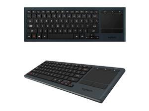Logitech K830 Illuminated Wireless Keyboard Internet-Connected TV USB/Bluetooth - Dark Grey / Black - Grade A (With Retail Packaging) Logitech K830 Illuminated Wireless Keyboard Internet-Connected TV USB/Bluetooth - Dark Grey / Black - Grade A (With Retail Packaging)