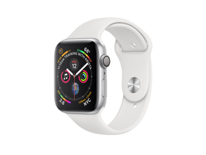Apple Watch Series 4 - 40mm - WiFi + GPS - Silver Aluminum Case / White Sport Band - Smartwatch -  Grade C