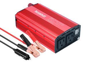 Buywhat 500W Power Inverter DC 12V to 110V AC Car Charger Converter with 4.8A Dual USB Ports Buywhat 500W Power Inverter DC 12V to 110V AC Car Charger Converter with 4.8A Dual USB Ports