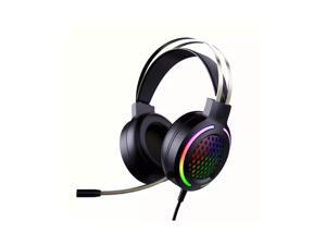WH H500 Gaming Headset 7.1 Virtual Surround Sound 50mm RGB dynamic breathing Light Headphone Omni-directional Microphone-Black WH H500 Gaming Headset 7.1 Virtual Surround Sound 50mm RGB dynamic breathing Light Headphone Omni-directional Microphone-Black