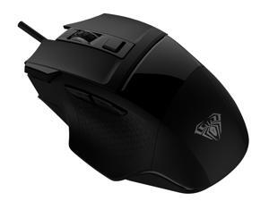 AULA S12 Wired Gaming Mouse, 2400 DPI Adjustable Optical Sensor, 7 Programmable Buttons, Home Office Ergonomic USB PC Computer Mice for Windows Gamer (Black) AULA S12 Wired Gaming Mouse, 2400 DPI Adjustable Optical Sensor, 7 Programmable Buttons, Home Office Ergonomic USB PC Computer Mice for Windows Gamer (Black)