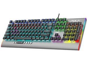 AULA F2099 Wired Mechanical Gaming Keyboard, 104-Keys Full Anti-Ghosting Mixed Backlit Lights Multimedia One-Key Control, Programmable PC Computer Keyboards for Gamers (104-Keys, Brown Switch) AULA F2099 Wired Mechanical Gaming Keyboard, 104-Keys Full Anti-Ghosting Mixed Backlit Lights Multimedia One-Key Control, Programmable PC Computer Keyboards for Gamers (104-Keys, Brown Switch)