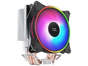 IFORGAME T600 120mm RGB CPU Cooler, 6 Heatpipes, Aluminum Fins, High Airflow Hydraulic Bearing, PWM Fan, Computer PC Air Cooler for Intel/AMD Ryzen IFORGAME T600 120mm RGB CPU Cooler, 6 Heatpipes, Aluminum Fins, High Airflow Hydraulic Bearing, PWM Fan, Computer PC Air Cooler for Intel/AMD Ryzen