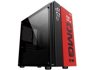 IFORGAME Micro ATX iTX Steel / Plastic / Tempered Glass Mid Tower Computer Case, Water-Cooling Ready, Magnetic Design Dust Filter, Front USB 3.0 Port, High-Airflow Compact PC Gaming Case, Black/Red IFORGAME Micro ATX iTX Steel / Plastic / Tempered Glass Mid Tower Computer Case, Water-Cooling Ready, Magnetic Design Dust Filter, Front USB 3.0 Port, High-Airflow Compact PC Gaming Case, Black/Red