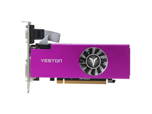 Yeston AMD Radeon RX 560 Graphics Card (FAST SHIPPING 7-9 DAY), 4GB 128-Bit GDDR5 PCI Express 3.0 x 8, VGA/HDMI/DVI-D Tri-ports, DirectX 12, OpenGL 4.5, Low Profile GPU, Desktop Gaming Video Card