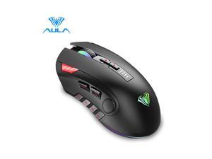 AULA H512 Gaming Mouse with Programmable Side Buttons, Breathing RGB Backlit, 5000 dpi, 11 Keys, Weights Adjustable, Ergonomic Game USB Optical Mice, Gamer Desktop Laptop PC Wired Gaming Mouse, Black AULA H512 Gaming Mouse with Programmable Side Buttons, Breathing RGB Backlit, 5000 dpi, 11 Keys, Weights Adjustable, Ergonomic Game USB Optical Mice, Gamer Desktop Laptop PC Wired Gaming Mouse, Black
