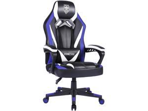 Vonesse Gaming Chair with Massage, High Back Gaming Desk Chair, Carbon Fiber Modern Computer Gaming Chair, Adjustable Gamer Chair for Teens, Computer Chair Big and Tall, Ergonomic Video Game Chairs
