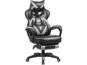 Zeanus Gaming Chairs for Adults, Ergonomic Computer Chair with Footrest, Gamer Chair with Massage, Recliner PC Gaming Chair, Home Office Desk Chair, Big and Tall Racing Chair, Video Game Chairs