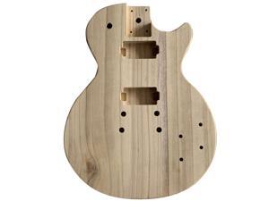 Unfinished Handcrafted Guitar Body Candlenut Wood Electric Guitar Body Guitar Barrel Replacement Parts Unfinished Handcrafted Guitar Body Candlenut Wood Electric Guitar Body Guitar Barrel Replacement Parts