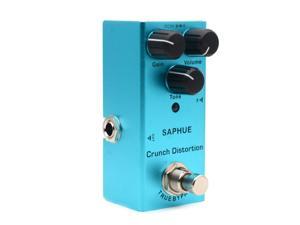 SAPHUE Electric Guitar Crunch Distortion Pedal Gain/Volume/Tone Knob High/Low Frequency Mini Single Type DC 9V True Bypass SAPHUE Electric Guitar Crunch Distortion Pedal Gain/Volume/Tone Knob High/Low Frequency Mini Single Type DC 9V True Bypass