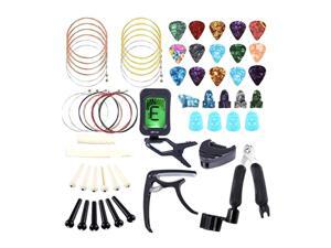Guitar Accessories Kit Including Guitar Strings, Capo, Pick, String, Three-In-One String Changing Tool Set Number B Guitar Accessories Kit Including Guitar Strings, Capo, Pick, String, Three-In-One String Changing Tool Set Number B