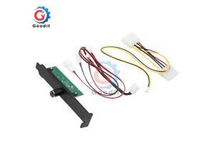 3 Channels PC Cooler Cooling Fan Speed Controller for CPU Case HDD VGA Fan with PCI Bracket Power by 12V Molex IDE 4pin 3 Channels PC Cooler Cooling Fan Speed Controller for CPU Case HDD VGA Fan with PCI Bracket Power by 12V Molex IDE 4pin