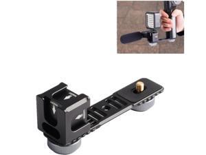 koolehaoda 4-Cold Shoe Mount Gimbal Extension Bracket, Universal Mic Stand and Light Mount Plate Adapter for 3Axis Gimbal with 1/4'' Threads for LED/Mic Mounting koolehaoda 4-Cold Shoe Mount Gimbal Extension Bracket, Universal Mic Stand and Light Mount Plate Adapter for 3Axis Gimbal with 1/4'' Threads for LED/Mic Mounting