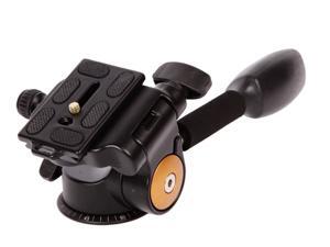 Koolehaoda Tripod Pan Head 360°Single Handle Hydraulic Damping Three-Dimensional Head with Quick Release Plate for Tripod, Monopod, DSLR Camera, Camcorder Koolehaoda Tripod Pan Head 360°Single Handle Hydraulic Damping Three-Dimensional Head with Quick Release Plate for Tripod, Monopod, DSLR Camera, Camcorder
