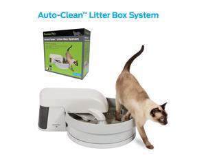 Premier Pet Auto-Clean Litter Box System: Self-Cleaning Litter System, No More Scooping, Auto-Cleans Every 30 Minutes, Superior Odor Control, Works with Any Clumping Clay Litter