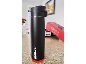 BURNOUT Temperature Regulating 16 oz. Smart Mug - New pop-top lid (Black)