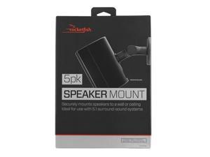 Rocketfish RF-HSWM5B-C Speaker Wall Mount Kit - 5 Pack Rocketfish RF-HSWM5B-C Speaker Wall Mount Kit - 5 Pack