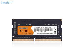 Intaiell 16GB DDR4 Notebook Memory 3200mHZ DDR4 Non-ECC SODIMM PC4 25600 1.2V Low Voltage 260-Pin 64Bit Dual Channel Laptop Memory Intaiell 16GB DDR4 Notebook Memory 3200mHZ DDR4 Non-ECC SODIMM PC4 25600 1.2V Low Voltage 260-Pin 64Bit Dual Channel Laptop Memory