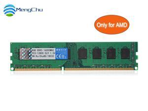 RuiChu AMD RAM Desktop RAM 8GB DDR3 Memory 1600mHZ AMD Edition Memory DDR3 1600 (PC3 12800) 1.5V 240-Pin Non ECC Desktop Memory Model Only for AMD Desktop