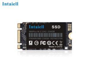 Intaiell M.2 NGFF 2242mm B Key 4CH 3D NAND Flash SSD 1T 512G 256G 128G 64G Internal Solid State Drive High Performance Hard Drive for Desktop Laptop (2242 256G)