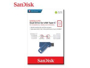 SanDisk 512GB Ultra Dual Drive Go USB Type-C OTG USB 3.1 Navy Blue (SDDDC3-0512G-G46NB)