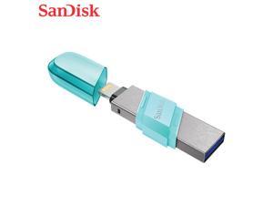 SanDisk 128GB iXpand Flash Drive Flip USB 31 Gen 1 USB TypeA  Lightning SDIX90N128GGN6NJ