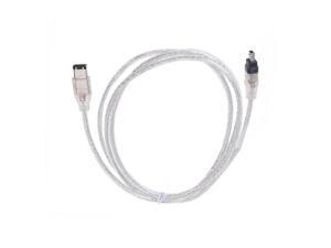 IEEE Firewire 1394 Cable 4 Pin to 6 Pin 4-6 Pin link Cable Wire 2.5 Ft IEEE Firewire 1394 Cable 4 Pin to 6 Pin 4-6 Pin link Cable Wire 2.5 Ft