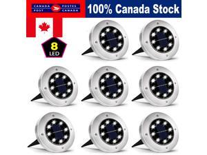 4/8pcs LED Solar Power Ground Lights Floor Decking Outdoor Garden Lawn Path Lamp 4/8pcs LED Solar Power Ground Lights Floor Decking Outdoor Garden Lawn Path Lamp
