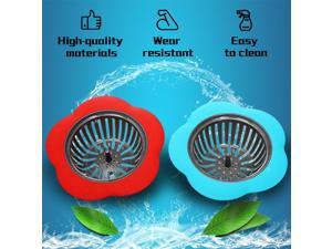 Kitchen Sink Strainer Drain Filter Silicone Stainless Steel Waste Plug Stopper Kitchen Sink Strainer Drain Filter Silicone Stainless Steel Waste Plug Stopper