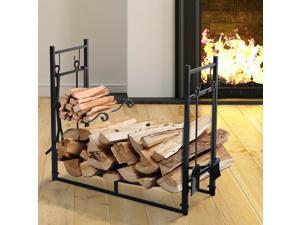 Wood Storage Rack Log Holder with Kindling Holder and 4 Tools Indoor Outdoor Wood Storage Rack Log Holder with Kindling Holder and 4 Tools Indoor Outdoor