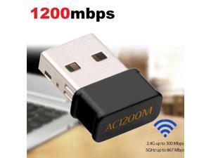 1200Mbps USB 3.0 WiFi Dongle Dual Band 5.8GHz/2.4GHz Wireless Network Adapter 1200Mbps USB 3.0 WiFi Dongle Dual Band 5.8GHz/2.4GHz Wireless Network Adapter