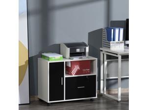 Rolling File Cabinet with Drawer Printer Stand with Shelf for Home Office Rolling File Cabinet with Drawer Printer Stand with Shelf for Home Office