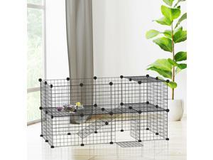 Metal Mesh 36 pcs Small Animal Playpen Pet Playpen with Mallet Connectors Metal Mesh 36 pcs Small Animal Playpen Pet Playpen with Mallet Connectors