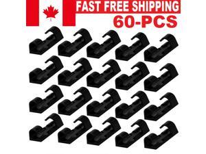 60Pcs 3M Self-Adhesive Cable Clips Holder Cord Wire Management Organizer 60Pcs 3M Self-Adhesive Cable Clips Holder Cord Wire Management Organizer
