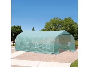 20'x10' Walk-in Greenhouse Warm House Tunnel Deluxe 20'x10' Walk-in Greenhouse Warm House Tunnel Deluxe
