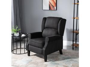 30.7" Heated Vibrng Suede Massage Recliner Sofa Armchair w/Remote Control BK 30.7" Heated Vibrng Suede Massage Recliner Sofa Armchair w/Remote Control BK