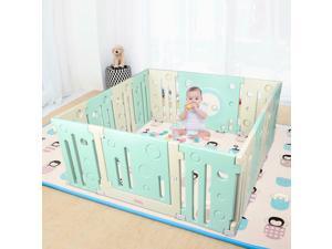 Home Play Yard Outdoor Indoor Baby Playpen Kids 14 Panel Activity Centre Safety Home Play Yard Outdoor Indoor Baby Playpen Kids 14 Panel Activity Centre Safety