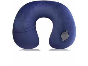 Iatable Travel Neck Pillow U-Shape Neck Support Headrest Car Flight Cushion Iatable Travel Neck Pillow U-Shape Neck Support Headrest Car Flight Cushion