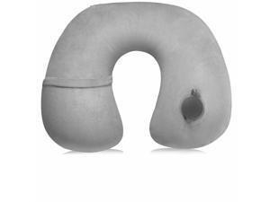 Iatable Travel Neck Pillow U-Shape Neck Support Headrest Car Flight Cushion Iatable Travel Neck Pillow U-Shape Neck Support Headrest Car Flight Cushion