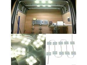 12V LED White Interior Lights Ceiling Lights Kit For Van Boats Caravans Trailers 12V LED White Interior Lights Ceiling Lights Kit For Van Boats Caravans Trailers