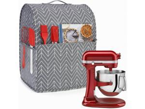 Dust Cover for 6-8 qt Stand Mixer Protective Top Handle Pockets for Accessories Dust Cover for 6-8 qt Stand Mixer Protective Top Handle Pockets for Accessories