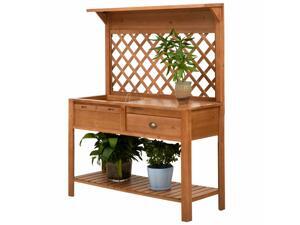 Clearance Sale 47'' x 17'' x 59'' Wooden Garden Potting Table Bench Clearance Sale 47'' x 17'' x 59'' Wooden Garden Potting Table Bench
