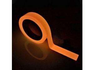 Orange Glow in the Dark Luminous Tape Self Adhesive Fluorescent Neon Gaffer Tape Orange Glow in the Dark Luminous Tape Self Adhesive Fluorescent Neon Gaffer Tape