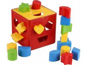 Shape Sorter Toy 18 Shapes Building Blocks Learning Matching Sorting Gifts Toys Shape Sorter Toy 18 Shapes Building Blocks Learning Matching Sorting Gifts Toys