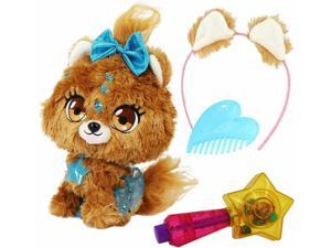 Stars Plush Pet You Can Decorate, Bubble The Puppy Soft Plush Toy Brown/Black Stars Plush Pet You Can Decorate, Bubble The Puppy Soft Plush Toy Brown/Black