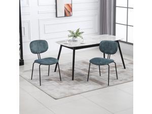 Mid-Century Dining Chairs Upholstered Fabric Accent Chairs with Metal Legs Mid-Century Dining Chairs Upholstered Fabric Accent Chairs with Metal Legs
