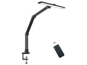 Eye-Caring Dimmable LED Swing Arm Desk Lamp with Clamp, Touch Control, 3 Colors Eye-Caring Dimmable LED Swing Arm Desk Lamp with Clamp, Touch Control, 3 Colors