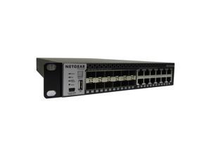 NETGEAR ProSafe M4300-12X12F (XSM4324S) Stackable Managed 10 Gigabit 24-Port Switch NETGEAR ProSafe M4300-12X12F (XSM4324S) Stackable Managed 10 Gigabit 24-Port Switch