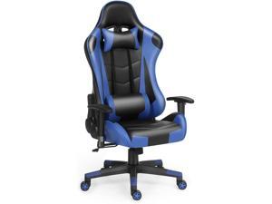 Gaming Chair Racing Office Computer Game Chair Ergonomic Backrest and Seat Height Adjustment with Pillows Recliner Swivel Rocker Headrest and Lumbar Tilt E-Sports Chair Gaming Chair Racing Office Computer Game Chair Ergonomic Backrest and Seat Height Adjustment with Pillows Recliner Swivel Rocker Headrest and Lumbar Tilt E-Sports Chair